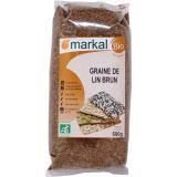 GRAINE DE LIN BRUN 500G